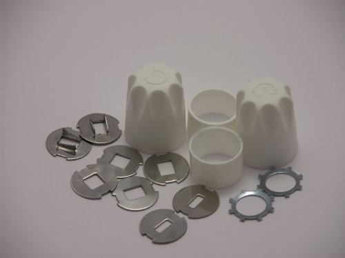 Hold-Fast Radiator Valves Universal Fitting Replacement Safety Radiator Valve Caps / Tops - Domestic