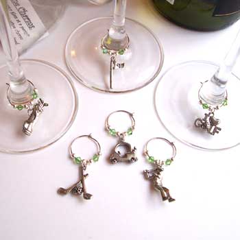 Hole In One Wine Charms 3