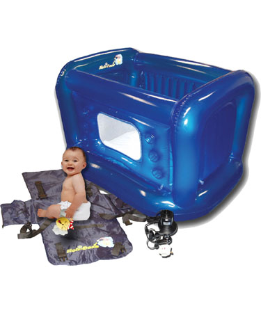 INFLATABLE TRAVEL COT/PLAYPEN