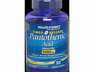 Timed Release Pantothenic Acid