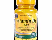 Vitamin D3 Tablets 10ug -