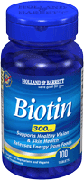 Holland and Barrett Biotin Tablets 300 ug 100