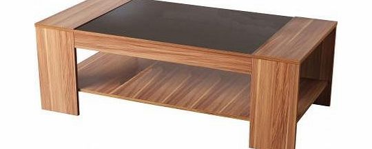 Hollywood Coffee Table Side Lamp Table Walnut amp; Black Hollywood Occasional Range