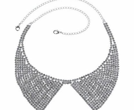 Hollywood Glamour Diamante Collar Necklace