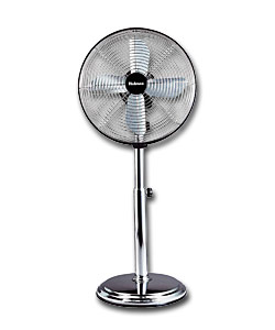HOLMES 12in Chrome Pedestal/Desk Fan