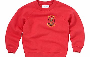 Holy Family School Unisex Sweatshirt, Red