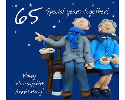 Holy Mackerel 65th Wedding Anniversary Card