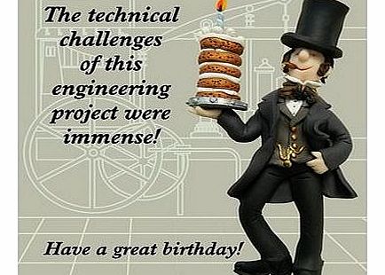 Holy Mackerel Technical Challenges Brunel Birthday Card