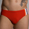 HOM alize swim brief (red/orange)
