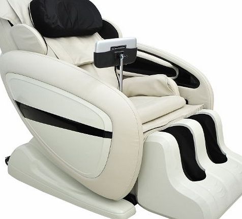 Homcom Luxury Reclining Leather Massage Chair Automatic Zero Gravity Relax chair Multifunctional Full Body Massager