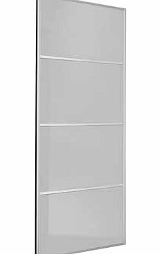 Home Decor Innovations 4 Panel White Sliding Wardrobe Door - 36 Inch