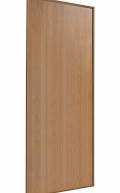 Home Decor Innovations Oak Full Panel Sliding Wardrobe Door - 24 Inch