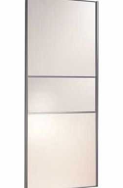 Home Decor Innovations White Fineline Sliding Wardrobe Door - 24