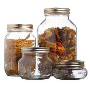 Home Discovery Deluxe Glass Preserving Jar 1500 ml Six pack