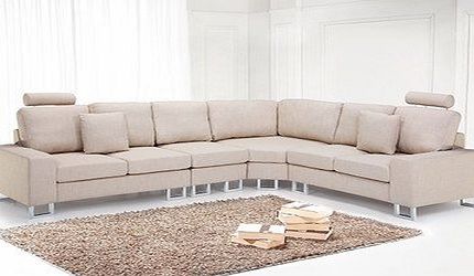 Home Essence Stockholm Sectional Sofa Colour: Beige