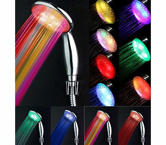 Home Kitchen Decor and Accessories ILOVEDIY New Romantic 7 Color Changing LED Shower Head