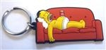 home r on couch keyring: 14cm x 8cm