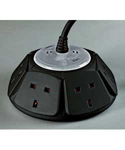 Home Range 6 Way Surge Power Dome