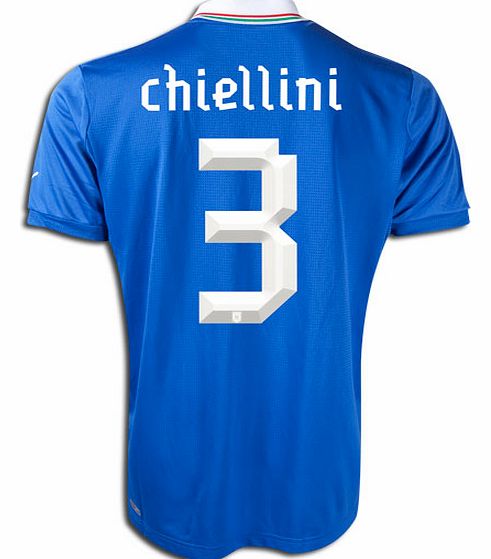 Puma 2012-13 Italy Home Shirt (Chiellini 3)