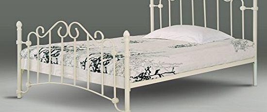 Home Stores Online UK Furniture Helen Metal Bed - 4ft6 Double - Ivory finished