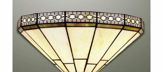 Home Supplies Mission Stained Glass Tiffany Wall Light
