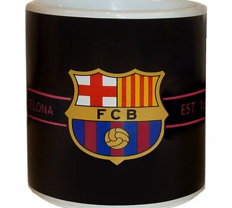 Home Win Barcelona FC Mug Small Crest Executive Design Gift Boxed Officially Licensed