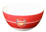 HOME WIN LIMITED OFFICIAL ARSENAL F.C. CERAMIC CRESTED BREAKFAST BOWL 2009/10 VERSION NEW RELEASE