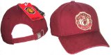 Manchester United Official Branded Team Baseball Hat Red