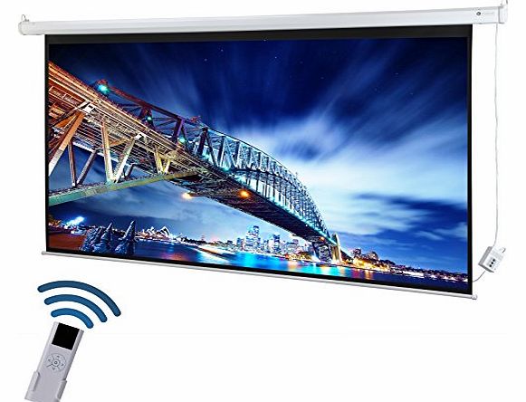 Homegear 120`` 16:9 HD/3D Electric Motorised Projector Screen   Remote Control