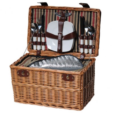 HomeLiving Deluxe 4-Person Picnic Basket 1109059