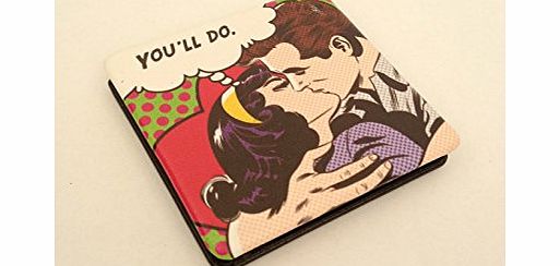 Homes on Trend Vanity Handbag Compact Make Up Mirror Retro Humour Slogans Pop Art 8 Designs