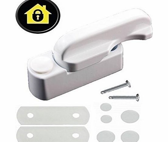 HomeSecure Sash Jammers - Extra Security Locks for uPVC Window amp; Doors - White