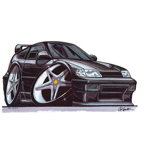 honda CRX - Black Kids T-shirt
