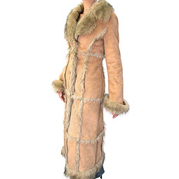 Hooch Long Faux Fur Coat