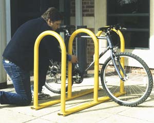 Hoop cycle racks