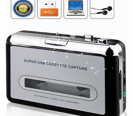 HooToo Portable USB Tape Cassette To PC/MP3 Converter Capture Adapter Digital Audio Music Player
