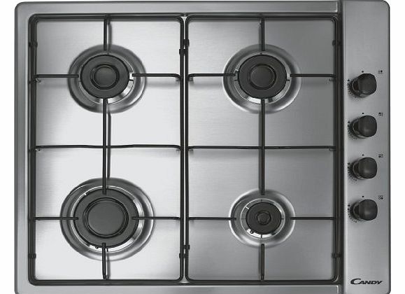 Candy CLG64SPX Gas Hob Built In Stainless Steel