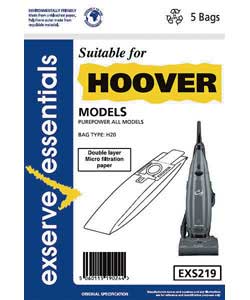 hoover Purepower - Pack of 5 Bags