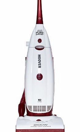 Hoover PurePower PU2115 Bagged Upright Vacuum Cleaner - 2100 Watt