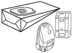 HOOVER VACUUM CLEANER BAGS (PATTERN) FOR 100