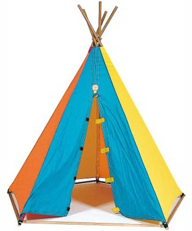 TEEPEE in tropical colours.
