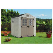 7x7 plastic apex shed