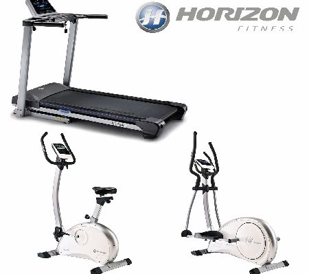 Horizon Cardio Package 2: Omega 2 Treadmill; Syros