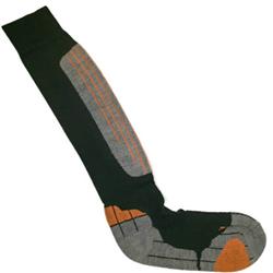Chamonix Ski Sock - Black Grey Red