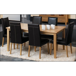 Horizon Fixed or Extendable Table & 4