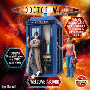 Hornby Hobbies Airfix Dr Who Welcome Aboard 1 12 Scale Gift Set