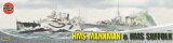 Hornby Hobbies Ltd Airfix A04214 HMS Manxman and Suffolk 1:600 Scale Warships Classic Kit Series 4