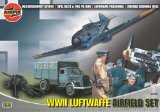 Hornby Hobbies Ltd Airfix A06902 WWII Luftwaffe Airfield Set 1:72 Scale/1:76 Scale Airfield Sets Classic Kit