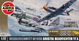 Hornby Hobbies Ltd Airfix A50037 Dogfight Double - Bristol Type 156 Beaufighter/ Messerschmitt Bf109 1:72 Scale Twin Se