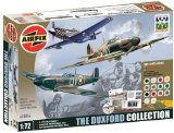 Hornby Hobbies Ltd Airfix A50056 Imperial War Museum The Duxford Collection - Three Model Set 1:72 Scale Aircraft Gift Set inc Paints Glue and Brushes